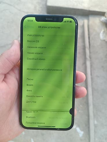 ipone mini: IPhone 12 Pro, Б/у, 128 ГБ, Pacific Blue, Защитное стекло, 87 % — 8