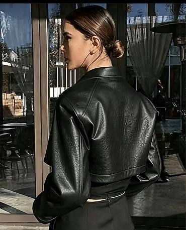 teddy kurtka: Dəri kurtka — 1