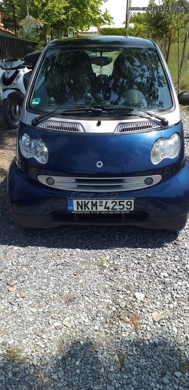 Smart Fortwo: 0.6 l. | 2007 έ. | 350000 km. Καμπριολέ