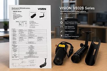ps3 eye: VISION VB32B Series — уличная черно‑белая цилиндрическая камера — 1