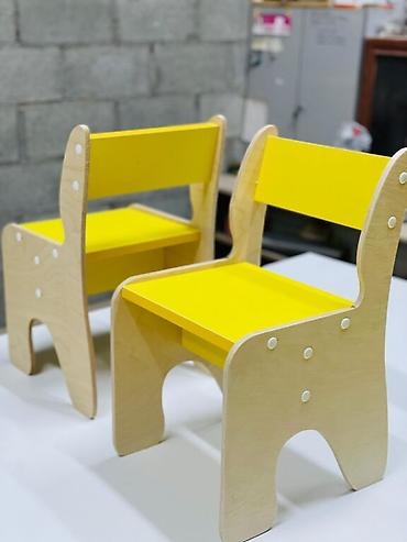 Детские стулья: Детский стул, Новый, Дерево, цвет - Зеленый, Самовывоз — 1