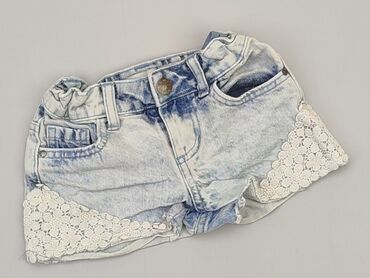 szare krótkie spodenki: Shorts, DenimCo, 4-5 years, 104/110, condition - Fair