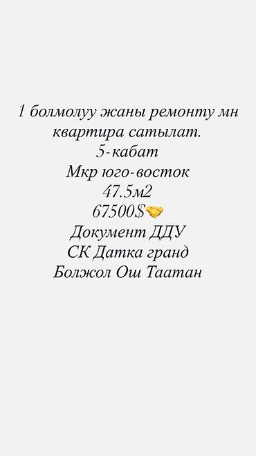 аренда ямы: 1 комната, 47 м², 5 этаж, Свежий ремонт — 1