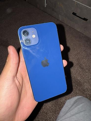 IPhone 12, синий цвет корпуса,64гб,75 акб