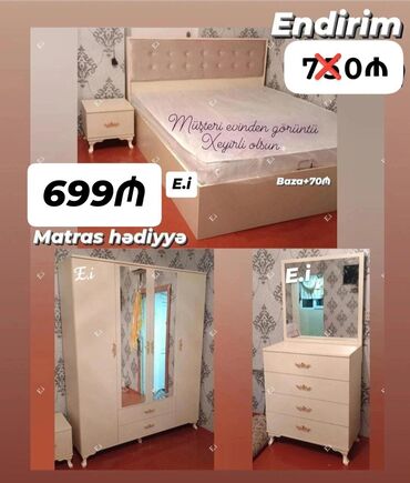 Masa və oturacaq dəstləri: İkinəfərlik çarpayı, Yeni