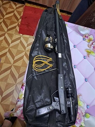 airsoft silah satis: Su altı ovçuluq üçün qarmaqlı pnevmatik/rezinli nizəatan dəst - Güclü — 1
