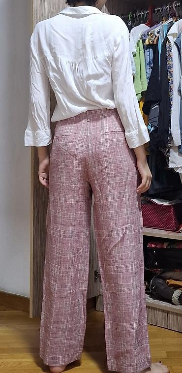 Şalvarlar: Şalvar, Massimo Dutti, S, rəng - Qırmızı — 5
