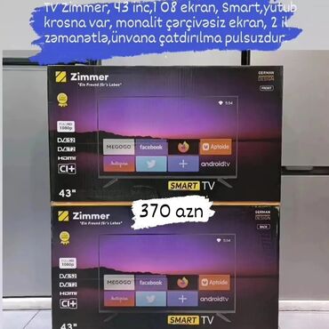 Televizorlar: Anbardan satiş Televizorlar.Unvana çatririlma pulsuzdu.Melumat uçun — 27