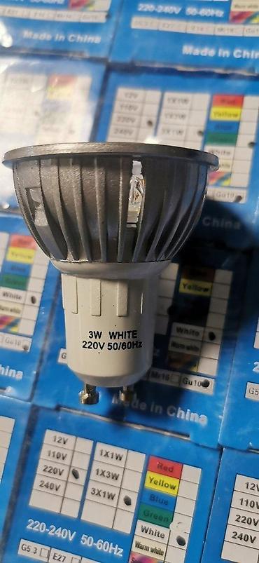 Sijalice: LED sijalica3W 6500K GU10,mr16,GU5.3,e27. Menja halogen spot ili — 3