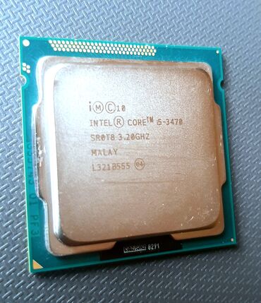 Prosessorlar: Prosessor Intel Core i5 3470, 3-4 GHz, 4 nüvə, İşlənmiş