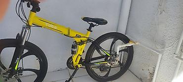 canyon velosiped: Toba T090 qatlanan dağ velosipedi - Rəng: sarı-qara - Qatlanan — 3