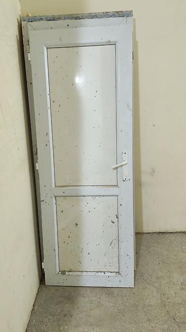bolun: PVC qapı – ağ rəng - Material: PVC - Rəng: Ağ - Konstruksiya: Üst — 1