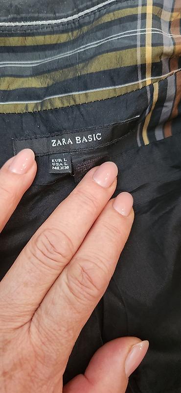pull bear: Пальто, Классика, Осень-весна, Твид, Длинная модель, Карманы накладные, M — 6