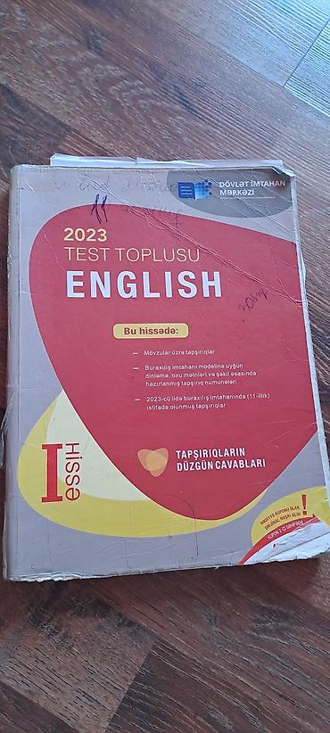 Testlər: İngilis dili Testlər 11-ci sinif, DİM, 1-ci hissə, 2023 il — 1