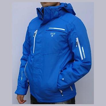 Odeća za skijanje: Muška zimska/ski jakna – plava - Toplotno izolovana podstava sa — 1