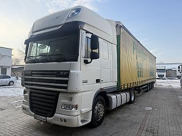 фен для тента: Тягач DAF XF с тентованным полуприцепом - Марка/модель тягача: DAF XF — 1