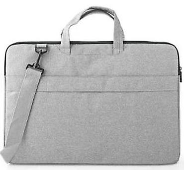 Futrole i torbe za laptopove: Torba za laptop – siva, poslovni stil - Dimenzije: pogodna za većinu — 19