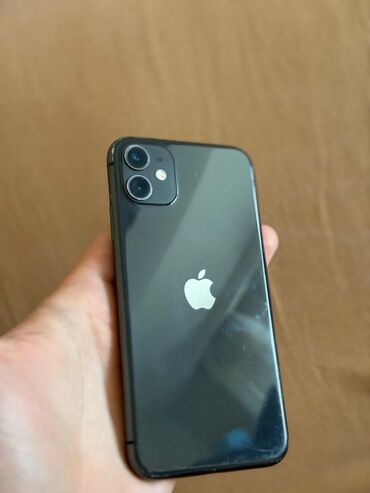 IPhone 11, 64 GB, Qara, Zəmanət, Simsiz şarj, Face ID