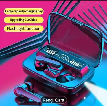 Qulaqcıqlar: Yeni Simsiz (Bluetooth) Qulaqcıqlar, rəng - Qara — 10