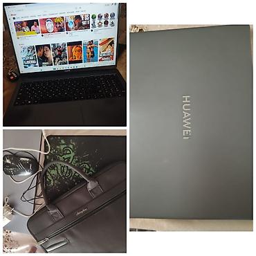 komputer canta: Huawei kompüter 450azn satılır. Üstündə çantası, maus verilir. Yaddaş — 1