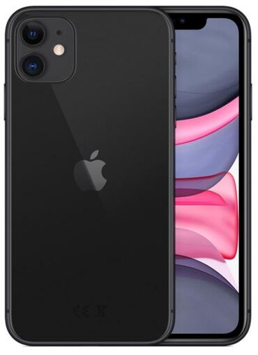 сотовый телефон fly ts113 черный: IPhone 11, Б/у, 64 ГБ, Черный, Чехол