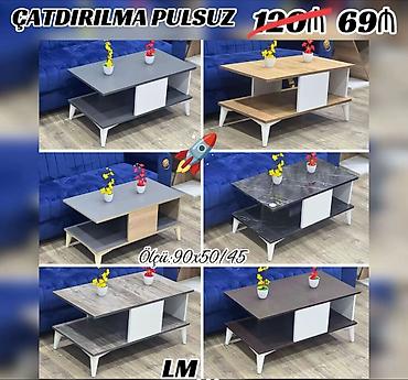bar stolu: Düz masa, Açılmayan, Təkərsiz, Laminat, Zəmanətsiz — 2