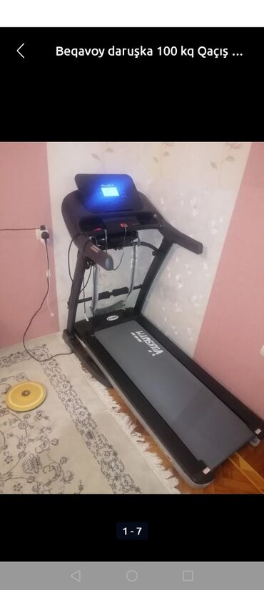 Hovuzlar: VolksGym qaçış aparatı – Almaniya istehsalı - Daşıma qabiliyyəti: 100