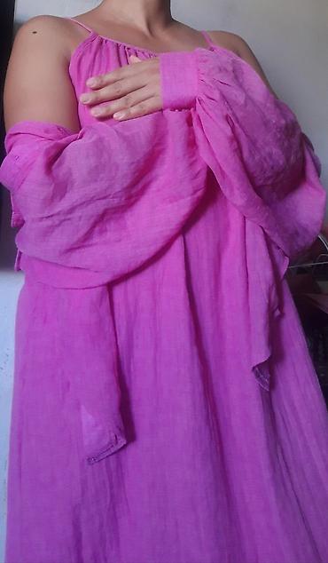 logitech superlight: Ярко-малиновый комплект двойка 46-48-50 размера из длинного сарафана — 3