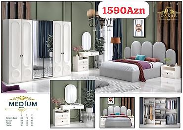 Yataq otağı dəstləri: İkinəfərlik çarpayı, Dolab, Termo, Tumba, Yeni — 47