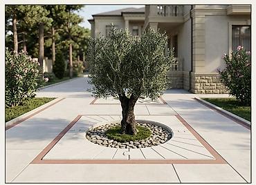 Tamet və bardür səki daşları (Vibropres və Tökmə) Təsvir: - Ağac
