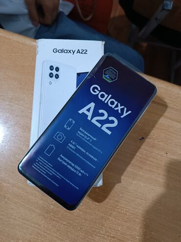 samsun a22: Samsung Galaxy A22, 64 GB, rəng - Ağ, Barmaq izi