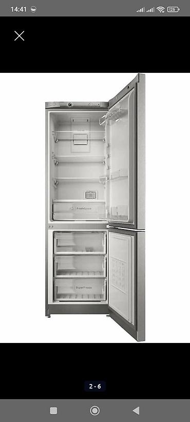 indesit: Холодильник Indesit, Б/у, Двухкамерный, 60 * 185 * 60 — 2