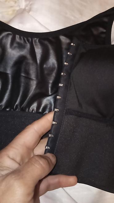 reqs paltarı: Qara rəngli qadın idman/top yığıcı bralet - Model: Ön hissədə — 4