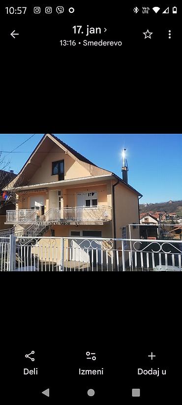 Kuće na prodaju: Prodaje se kuca u Smederevu na Petrijevskom putu 135 kvadrata 5,5 ari — 1