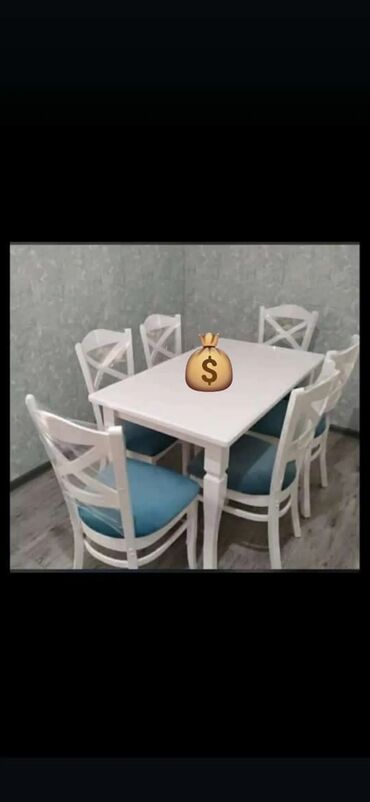 Masa və oturacaq dəstləri: Yeni, 4 stul