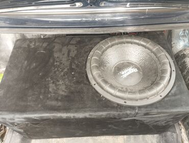 детский музыкальный центр: Avtomobil üçün subwoofer və qutu - Markası: Dynamic State (loqosu