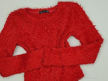 czerwony sweter: Bershka, Sweter damski, rozmiar XS — 1