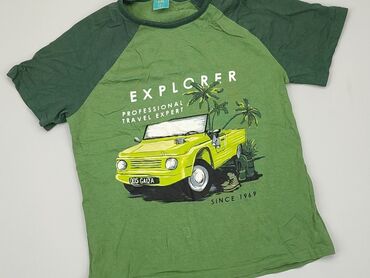 zielona koszula: Koszulka, Little kids, 8 lat, 122-128 cm, stan - Dobry