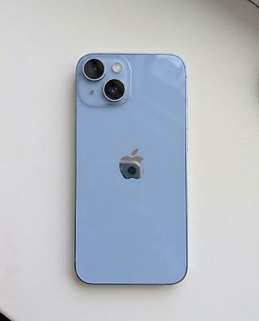 IPhone 14, Б/у, 128 ГБ, Голубой, Защитное стекло, Чехол, 81 % at lalafo.kg IPhone 14, Б/у, 128 ГБ, Голубой, Защитное стекло, Чехол, 81 %