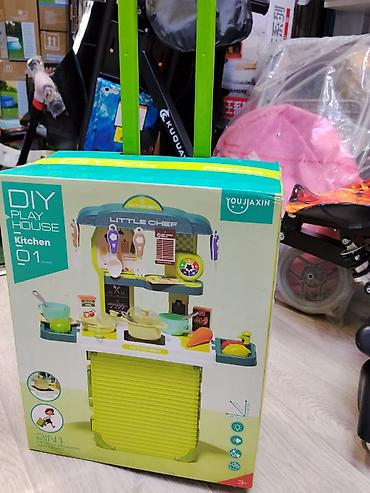 кухня игровая: Игровой набор «Little Chef» DIY Play House Kitchen 2-в-1 (YOUIJAXIN) — 1