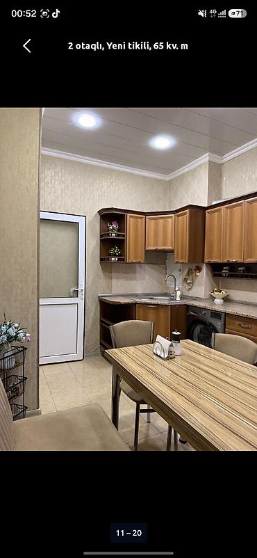 zamin əmlak: 2 otaqlı mənzil – Yeni tikili, 65 kv.m Çoxh super evimiz var.✅️ 2 — 10