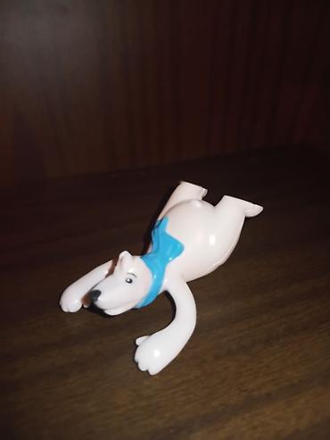 oyuncaq tapança: Kinder💥 Balaca plastik ağ ayı fiquru - Material: sərt plastik - Rəng — 2