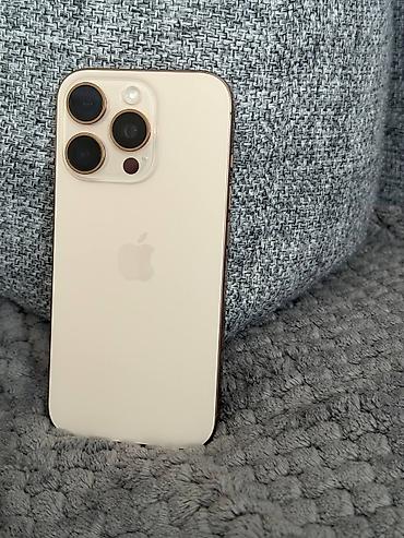 Apple iPhone: IPhone 16 Pro, Б/у, 256 ГБ, Desert Titanium, Защитное стекло, 89 % — 2