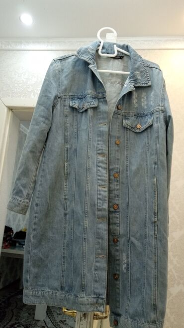 джинсовая куртка оверсайз: Джинсовая куртка, Лето, M (EU 38)