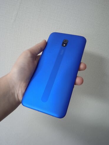 redmi barter: Xiaomi Redmi 8A, 64 ГБ, цвет - Синий, 
 Гарантия, Сенсорный, Отпечаток пальца