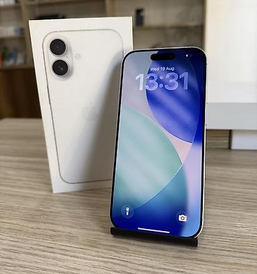 iphone 12 gence: IPhone 16, 128 GB, Ağ, Zəmanət, Simsiz şarj, Face ID — 3