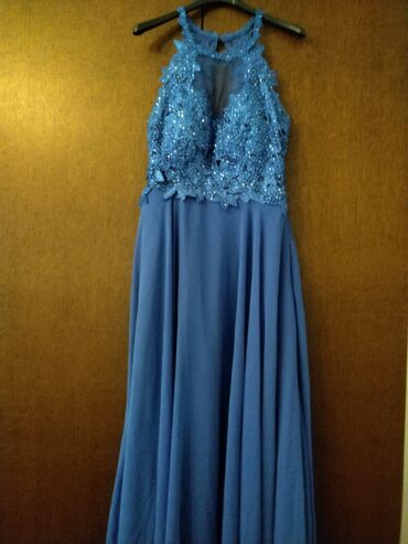 Haljine: Elegantne dugačke haljine – set od 2 modela 1) Krem večernja/boho — 4