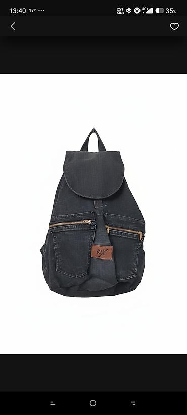 Modni rančevi: Džins rančevi – urbani, praktični i jedinstveni - Materijal: džins i — 15