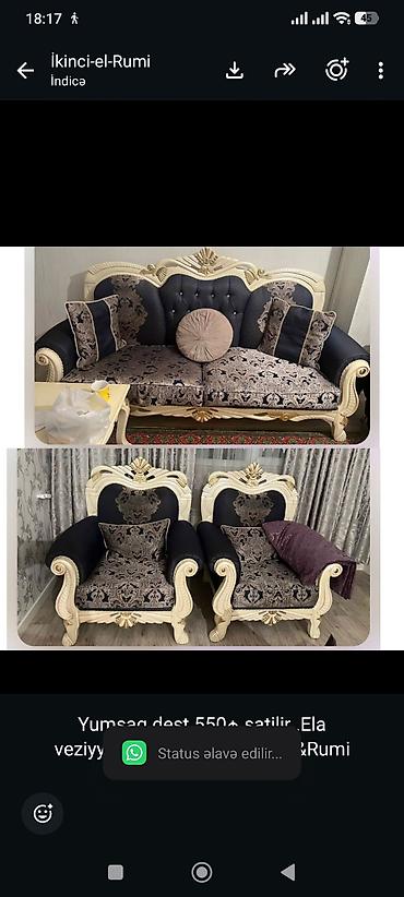 Yumsaq dest 550₼ satilir .Ela veziyyetde .Unvan Sumqayit &Rumi lalafo.az -da Yumsaq dest 550₼ satilir .Ela veziyyetde .Unvan Sumqayit &Rumi