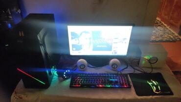 комп: Gaming stolüstü kompüter dəsti - Sistem bloku: ön paneldə RGB